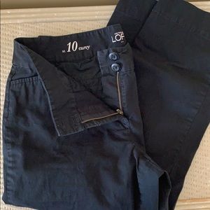 Loft curvy capri dress pant